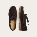 Tefer półbuty, czekoladowy brąz welur